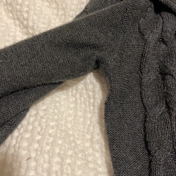 Athleta Cable Knit Cowl Neck Dazzle Sweater Dress - Picture 6 of 8